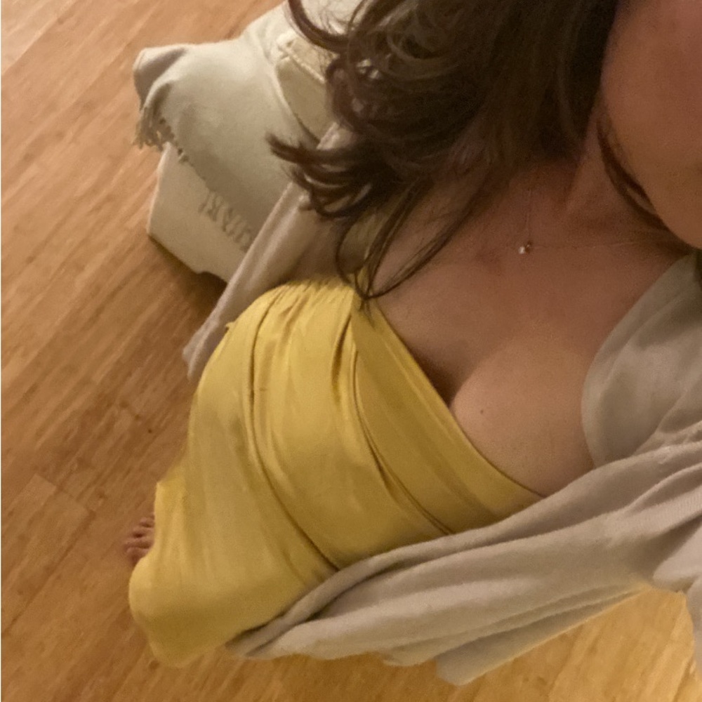 Gold Square Neckline Classic Hollywood Elegance Midi Dress Small - Picture 2 of 4